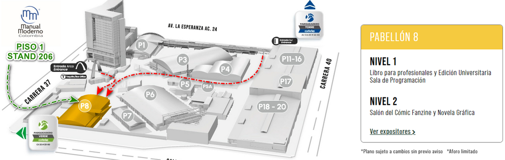 Mapa Filbo