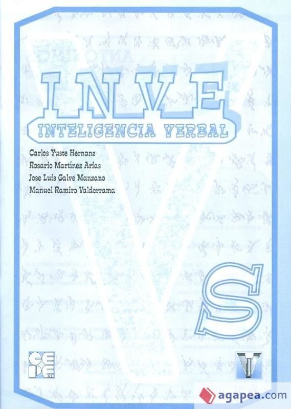 INVE-S. Cuadernillo de aplicación