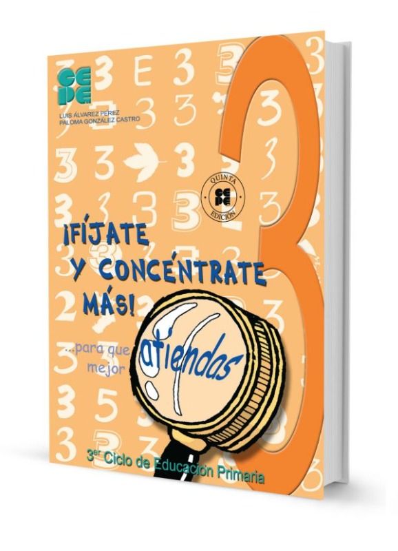 ¡Fíjate y Concéntrate Más! Cuaderno 3