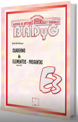 Batería de aptitudes diferenciales y generales - BADyG E3