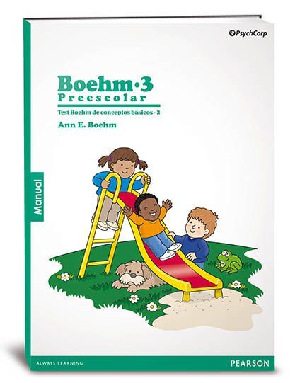 BOEHM-3 Preescolar, Test Boehm de Conceptos básicos