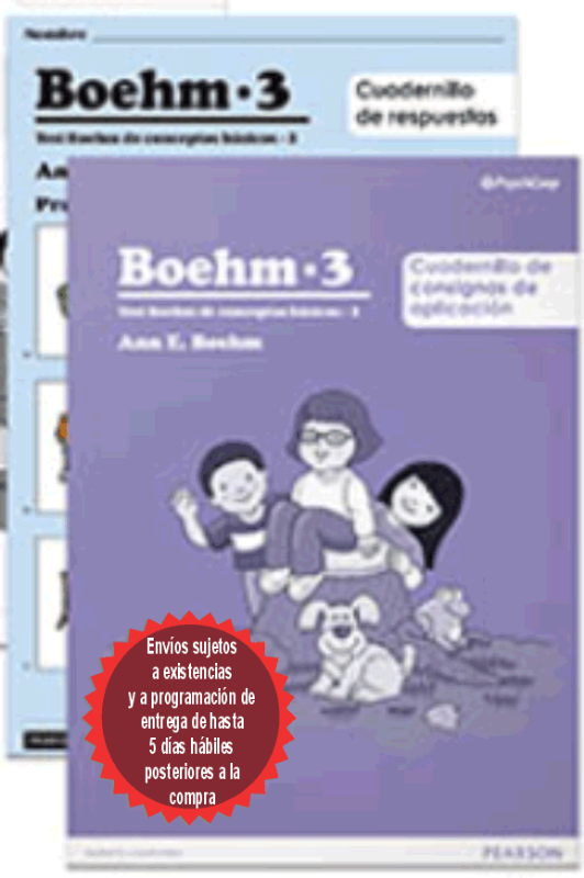 BOEHM-3 Conceptos básicos - Cuadernillo de respuestas (Paq. x 30)