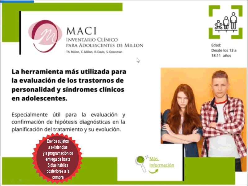 MACI – Inventario clínico para adolescentes de Millon