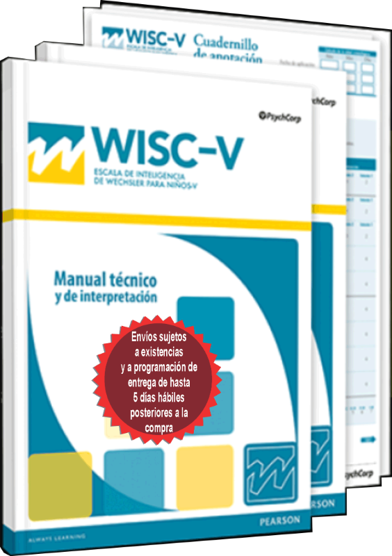 WISC-V - Recarga 25 perfiles online (Q-global) - Escala de inteligencia de Wechsler para niños-V